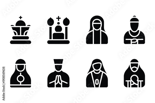 Religious Figures and Symbols Icons