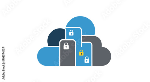 Cloud storage security lock system.