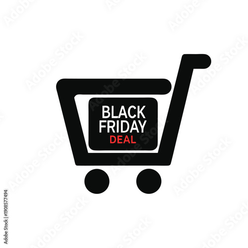 Blue Rectangular Shaped Tag Featuring Inscription Black Friday On White Background