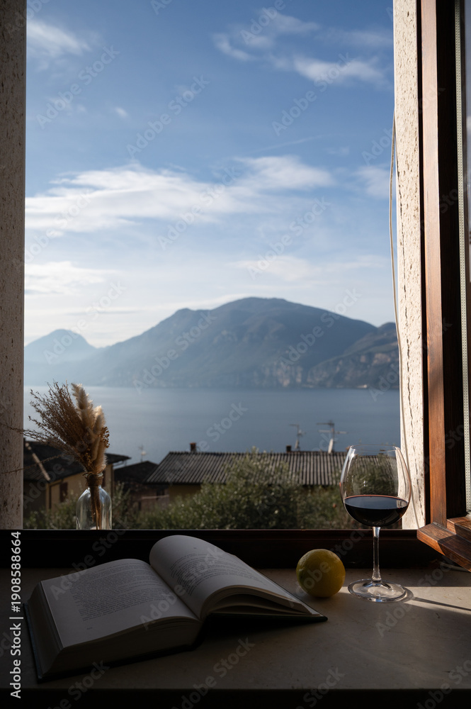 Fototapeta premium view of the sea from the terrace