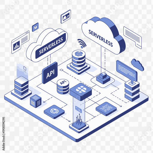 Data Preprocessing Concept with Businessman and Gear Icon.