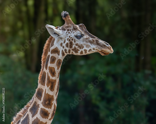 portrait of a giraffe