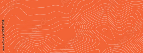 Salmon tuna bg with sushi meat fish and pattern texture abstract. Peach background gradient with illustration salmon japanese and outline healthy skin. Fresh wave salmon with seafood orange sushi.