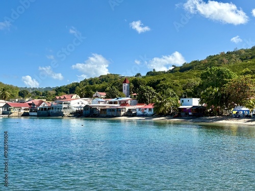 Ville de Deshaies en Guadeloupe