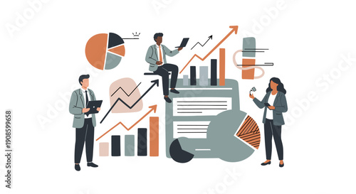 A joyful group of professionals celebrating success, perfect for motivational content in marketing materials.