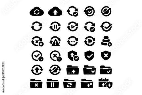 Generation pending progress paused sync icon simple image last disabled success cloud