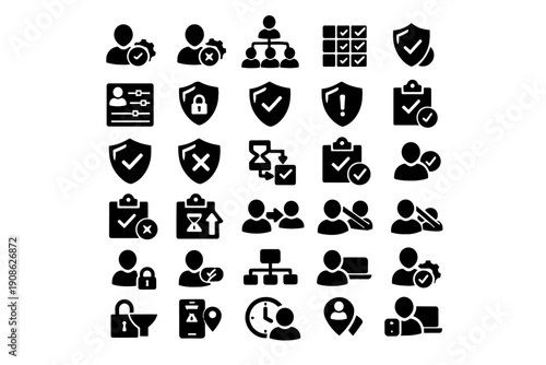 Simple device image icon escalation matrix generation assignment vector compliance policy violation