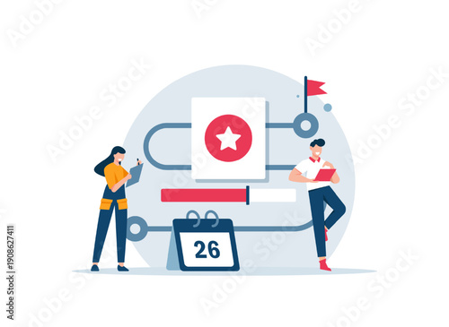 Company target achievement, business goal or objective,team strategy, leadership development, aiming for winning goal concept