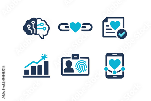 Chain background simple ai no image vector scalable numbers icon text generation