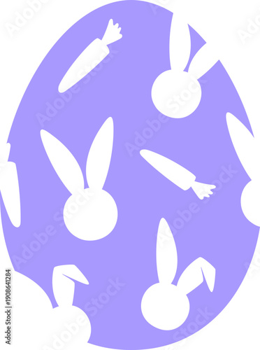 Easter Egg Bunny Pattern