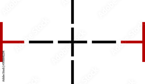 Crosshair Target Geometric Icon