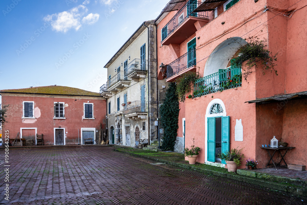 Fototapeta premium Borgo antico di Porto Ercole, Monte Argentario