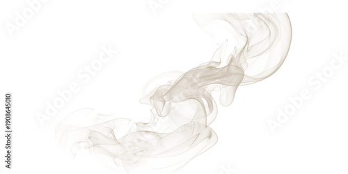 Obraz na płótnie A mesmerizing cloud of smoke swirls against a dark background