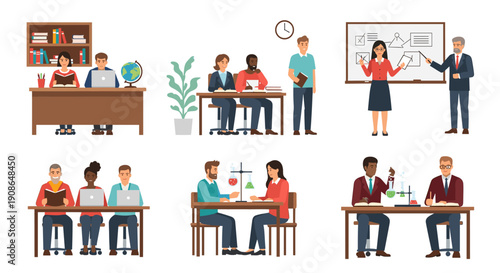 A cheerful scene of diverse colleagues collaborating at work, perfect for team-building content.