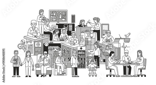 A comforting scene of trust between a doctor and patient, ideal for healthcare marketing materials.