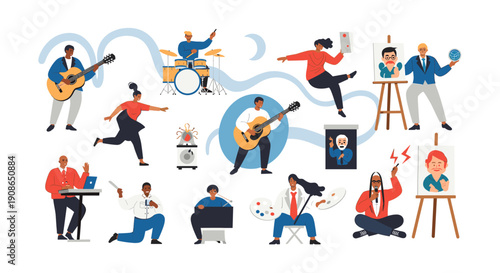 A professional man sits at his desk, engaged in work on a laptop, conveying focus and productivity ideal for business content.