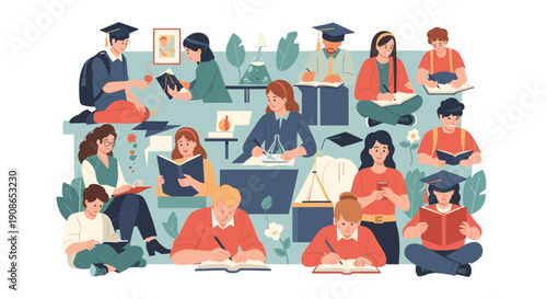 A calm man sitting outdoors with plants, evoking peace and relaxation, perfect for wellness content.