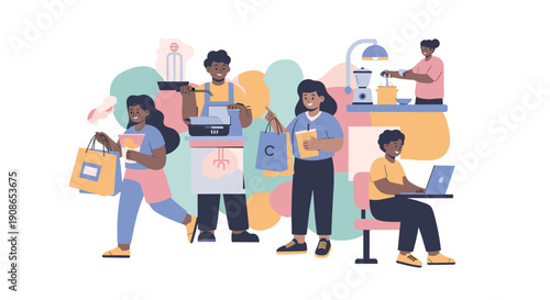 A minimalist illustration of stacked envelopes, perfect for conveying communication and organization in a clean, modern style.