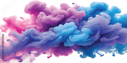 Soft abstract blue watercolor background with sky and cloud inspired texture blending light water and ink tones on paper style design