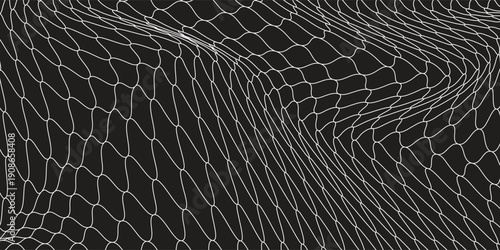 Mesh texture for fishing nets. Seamless pattern for sportswear or soccer goals vektor