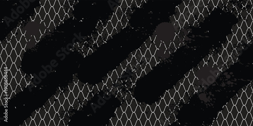 Mesh texture for fishing nets. Seamless pattern for sportswear or soccer goals vektor