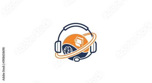 Headset with Microphone and Controls.