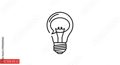 Innovative light bulb idea for creative business solutions