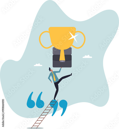 Motivation and inspiration quote to motivate employee to achieve success, personal development coaching,human life and situation.