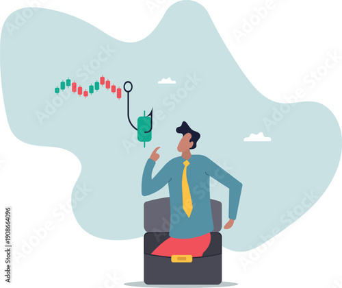 Candlestick signal to buy or sell in crypto trading or stock market, analyze data, chart and graph to make profit.human life and situation.