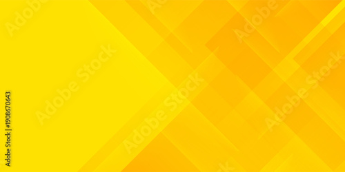 Abstract yellow square shape with futuristic concept background