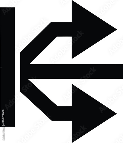 share arrow outward silhouette vector illustration on transparent background