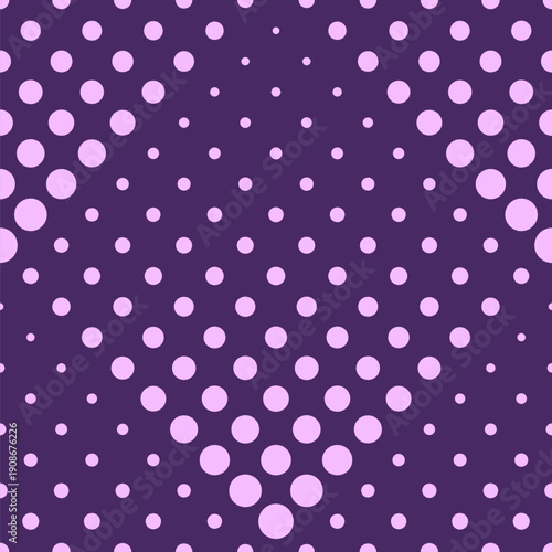 Geometrical seamless circle pattern background design - abstract repeating vector graphic