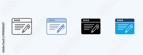 Content Multiple Icon Illustration Vector