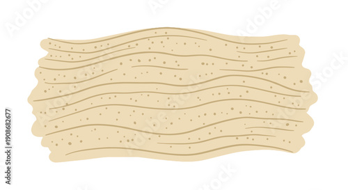 Wavy texture of beige fabric with a soft, natural appearance   