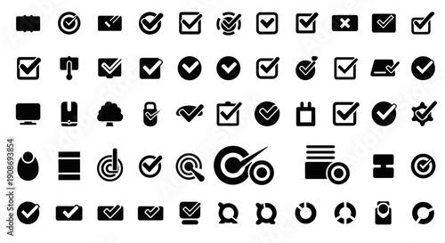 A Comprehensive Collection of Vector Icons for Business, Design, and Technology Applications