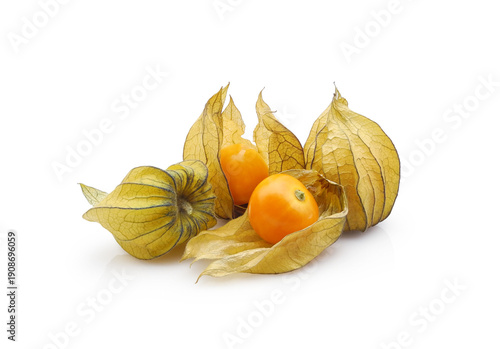 Картината върху платно Physalis peruviana ripe fruits (also known as Cape gooseberry, Goldenberry or Pe