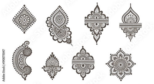 Mehndi Vector png