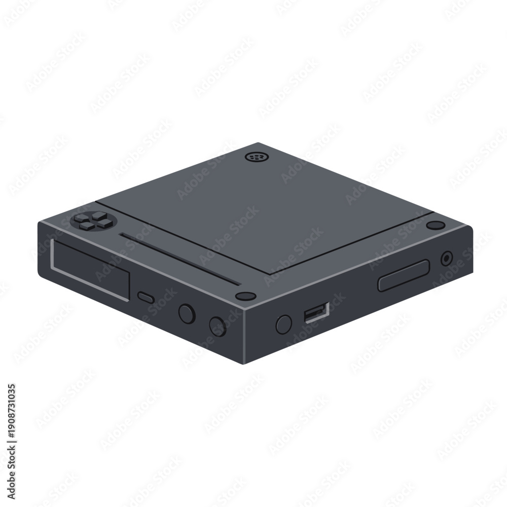 Obraz premium External Hard Drive Device with Ports.