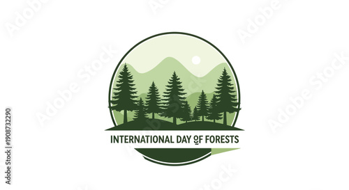 International Day of Forests Logo Design.