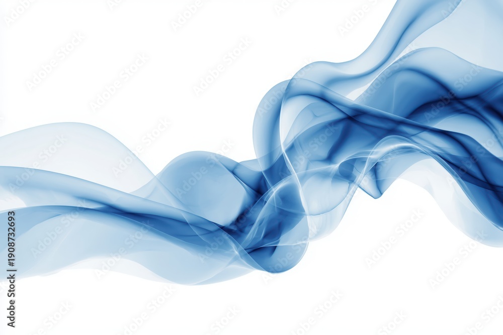 Obraz premium Soft Blue Wave Abstract Corporate Background