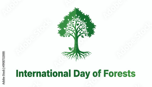 Tree Logo for International Day of Forests.