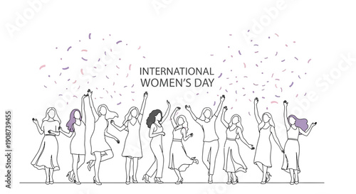 Women Celebrating International Womens Day Together.