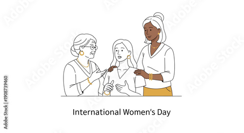 Women Celebrating International Womens Day Together.
