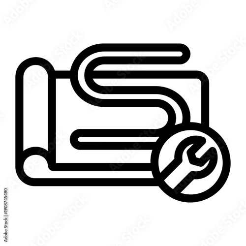 planning Line Icon