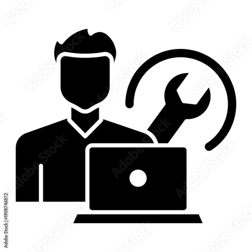 tech support Solid icon