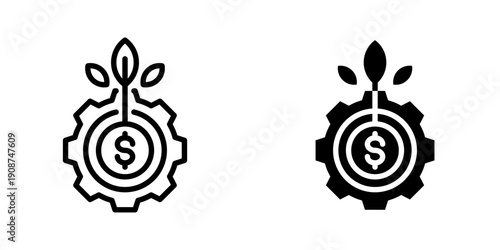 Business sustainability icon, element icon for business opportunities, Design Branding, Print, and Digital Media