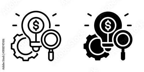 Business innovation icon, element icon for business opportunities, Design Branding, Print, and Digital Media