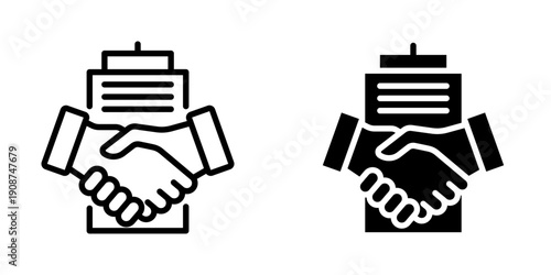 Joint venture icon, element icon for business opportunities, Design Branding, Print, and Digital Media