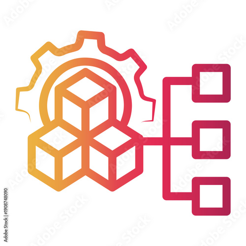 reliability Line Gradient Icon