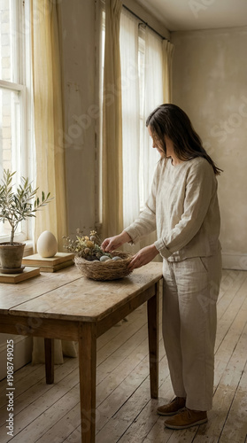 Authentic Easter Preparation - Human Connection Lifestyle Shot